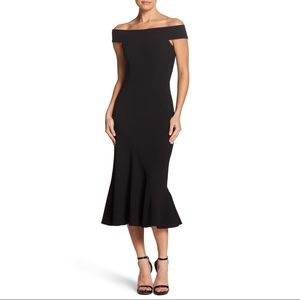 Dress the Population Black Off-the-Shoulder Dress